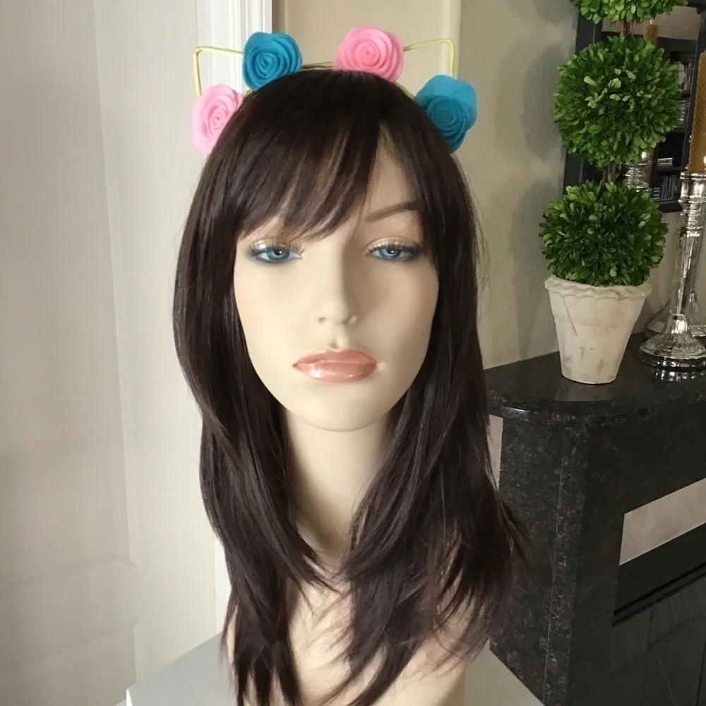 NEW Cat Kitten Ears Hair Headband Felt Flowers Halloween Party Costume Crafts
